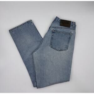 Calvin Klein Womens Vintage Button Fly Straight Leg Jeans